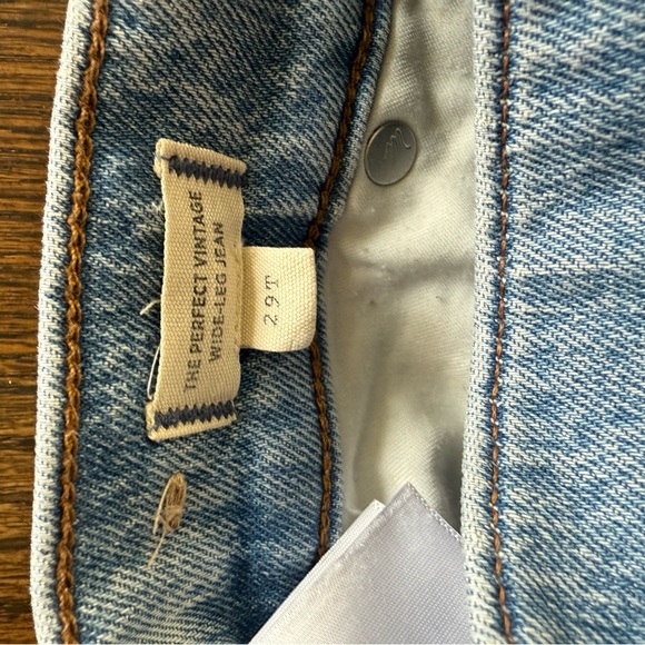 Madewell The Perfect Vintage Wide Leg Jean 29 Tall - Picture 2 of 6